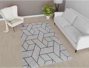 Svetlosivý umývateľný koberec 50x80 cm – Vitaus