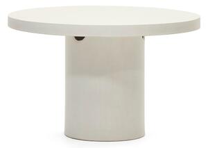 Betónový okrúhly záhradný jedálenský stôl ø 120 cm Aiguablava - Kave Home