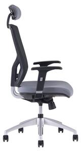 Kancelárska ergonomická stolička Office Pro HALIA MESH SP – s podhlavníkom, viac farieb Sivá 2625
