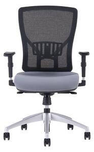 Kancelárska stolička na kolieskach Office Pro HALIA MESH BP – s podrúčkami a bez opierky hlavy Sivá 2625