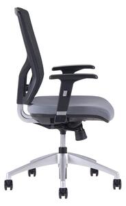 Kancelárska stolička na kolieskach Office Pro HALIA MESH BP – s podrúčkami a bez opierky hlavy Sivá 2625