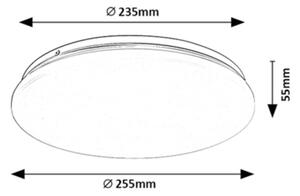Rabalux 71104 - LED stropné svietidlo VENDEL LED/12W/230V 4000K 25 cm