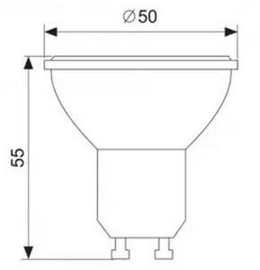 LED Žiarovka GU10/1,5W/230V 4000K