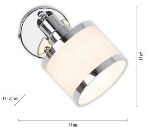 Leuchten Direkt 15371-17 - Nástenné bodové svietidlo ACCOR 1xE14/25W/230V
