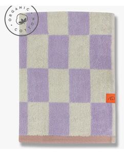 Svetložlto-fialová osuška z bio bavlny 70x133 cm Retro - Mette Ditmer Denmark