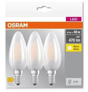 SADA 3x LED Žiarovka B40 E14/4W/230V 2700K - Osram