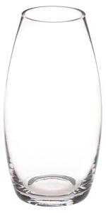 Váza sklenená oblá číra 24 cm