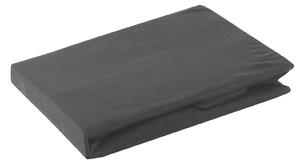 JERSEY PRESTIERADLO 220X240 CM, VÝŠKA 30 CM ČIERNE