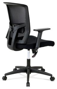 Kancelárska stolička na kolieskach KOLTA – s podrúčkami, čierna