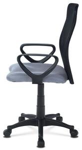 Kancelárska stolička na kolieskach PIX — čierna / sivá