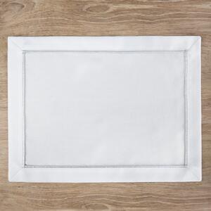 SADA 4 KS PRESTIERANIE NA STÔL MADELE 30X40 CM BIELA