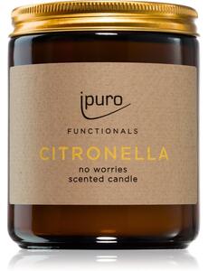 Ipuro Functionals Citronella vonná sviečka 200 g