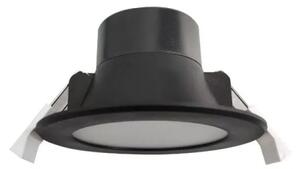LED Kúpeľňové podhľadové svietidlo LED/7W/230V 4000K čierna IP44