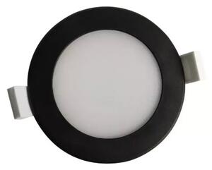 LED Kúpeľňové podhľadové svietidlo LED/7W/230V 4000K čierna IP44