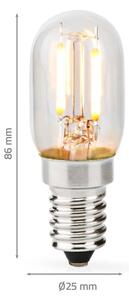 Nedis LBCHE14T25 - LED Žiarovka do digestora T25 E14/2W/230V 2700K