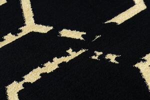 Dywany Łuszczów Kusový koberec Gloss BB407C C72 86 black/gold - 200x290 cm