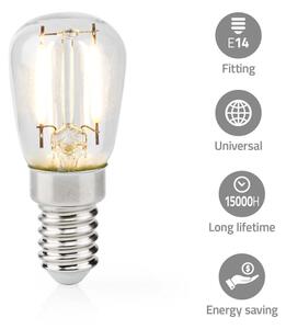 Nedis LBCRFE14T26 - LED Žiarovka do chladničky T26 E14/2W/230V 2700K