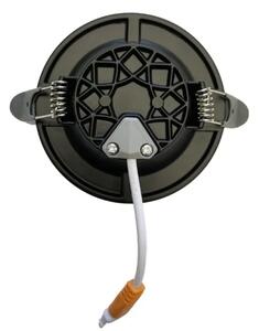 LED Podhľadové svietidlo LED/7,5W/230V 4000K čierna/zlatá