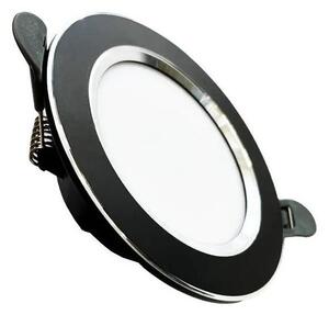 LED Podhľadové svietidlo LED/7,5W/230V 4000K čierna/strieborná