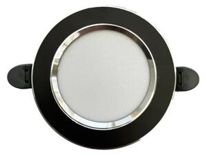 LED Podhľadové svietidlo LED/7,5W/230V 4000K čierna/strieborná