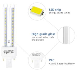 LED Žiarovka G24D-3/11W/230V 6500K - Aigostar