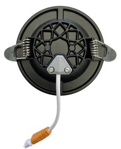 LED Podhľadové svietidlo LED/7,5W/230V 4000K čierna