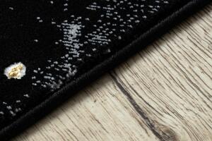 Dywany Łuszczów Kusový koberec Gloss 410A 86 3D mramor black/gold - 240x330 cm