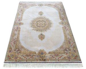 DY Hodvábny exkluzívny koberec Qum Silk 03 - krémová Rozmer: 150x230 cm