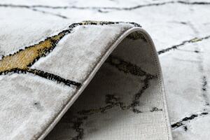 Dywany Łuszczów AKCIA: 140x190 cm Kusový koberec Gloss 529A 53 3D mramor ivory/beige - 140x190 cm