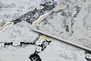 Dywany Łuszczów Kusový koberec Gloss 528A 58 3D mramor ivory/black - 120x170 cm