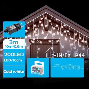 Brilagi - LED Vonkajší reťaz 200xLED/8 funkcií 13x0,6m IP44 studená biela