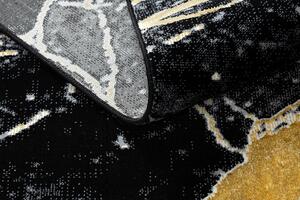 Dywany Łuszczów Kusový koberec Gloss 529A 82 3D mramor black/grey - 280x370 cm