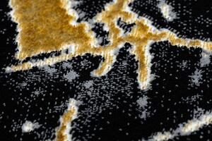 Dywany Łuszczów AKCIA: 140x190 cm Kusový koberec Gloss 529A 82 3D mramor black/grey - 140x190 cm