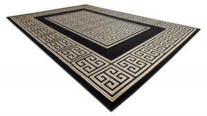 Dywany Łuszczów Kusový koberec Gloss 6776 86 greek black/gold - 120x170 cm
