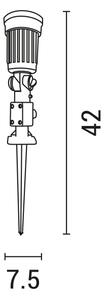 Vonkajšia lampa 1xE27/15W/230V IP44 čierna