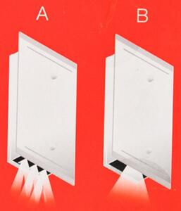 Telefunken 307706TF - LED Vonkajšie nástenné svietidlo 2xLED/3W/230V IP44 biela