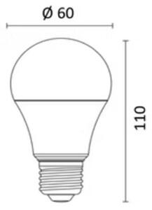 LED RGBW Stmievateľná žiarovka E27/8,5W/230V 3000-6500K Wi-Fi - Reality