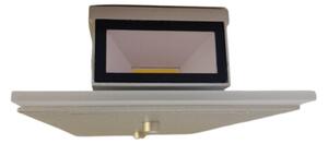 Telefunken 307704TF - LED Vonkajšie nástenné svietidlo 2xLED/3W/230V IP44 strieborná
