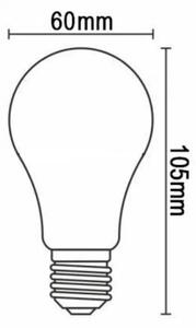 LED Žiarovka FILAMENT A60 E27/7,5W/230V 3000K