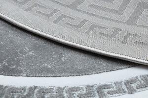 Dywany Łuszczów Kusový koberec Gloss 2813 27 greek grey kruh - 150x150 (priemer) kruh cm