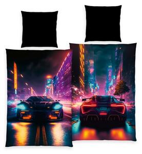 HERDING MICRO obliečky Car micro Polyester - mikrovlákno, 140/200 cm