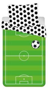 JERRY FABRICS Obliečky Fotbal Green hřiště Bavlna, 140/200, 70/90 cm