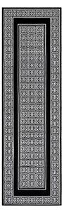 Dywany Łuszczów Behúň Gloss 6776 85 greek black/ivory - 70x200 cm