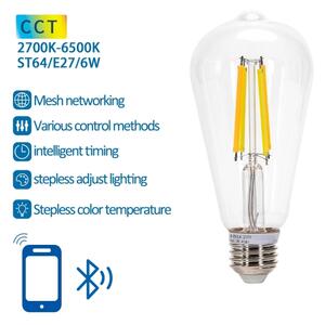 LED Žiarovka FILAMENT ST64 E27/6W/230V 2700-6500K - Aigostar