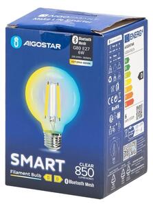 LED Žiarovka FILAMENT G80 E27/6W/230V 2700-6500K - Aigostar