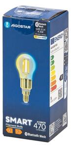 LED Žiarovka FILAMENT G45 E14/4,5W/230V 2700-6500K - Aigostar
