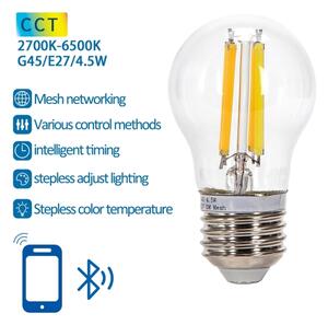 LED Žiarovka FILAMENT G45 E27/4,5W/230V 2700-6500K - Aigostar