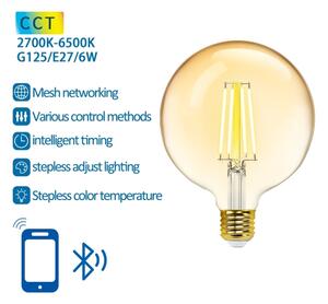 LED Žiarovka FILAMENT G125 E27/6W/230V 2700-6500K - Aigostar