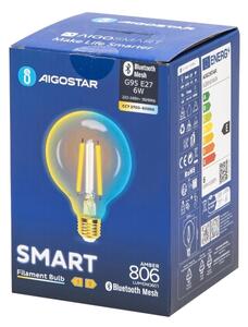 LED Žiarovka FILAMENT G95 E27/6W/230V 2700-6500K - Aigostar