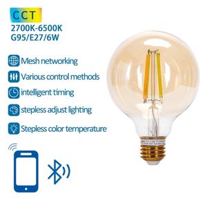 LED Žiarovka FILAMENT G95 E27/6W/230V 2700-6500K - Aigostar